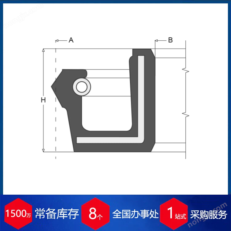 Agent for Italian FP ATS rotary shaft oil seal GTE